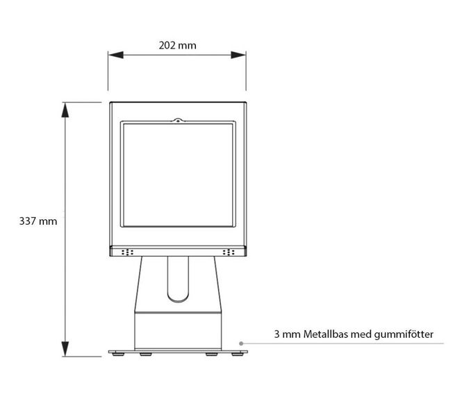 Huvudbild LÅSBART BORDSSTATIV FÖR SAMSUNG 10,1